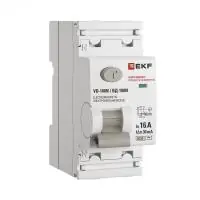 Выключатель дифференциального тока ВД-100N 2P 16А 30мА тип AC эл-мех 6кА PROXIMA EKF в Москве Выключатель дифференциального тока ВД-100N 2P 16А 30мА тип AC эл-мех 6кА PROXIMA EKF - foto