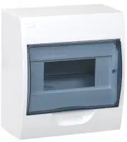 KREPTA 3 Корпус пластиковый ЩРН-П-8 IP41 белый IEK в Москве KREPTA 3 Корпус пластиковый ЩРН-П-8 IP41 белый IEK - foto