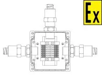 Коробка коммутационная взрывозащищенная КВМК 602, 1ExdeIIBT6Gb, корпус из алюминиевого сплава 100х10 в Москве Коробка коммутационная взрывозащищенная КВМК 602, 1ExdeIIBT6Gb, корпус из алюминиевого сплава 100х10